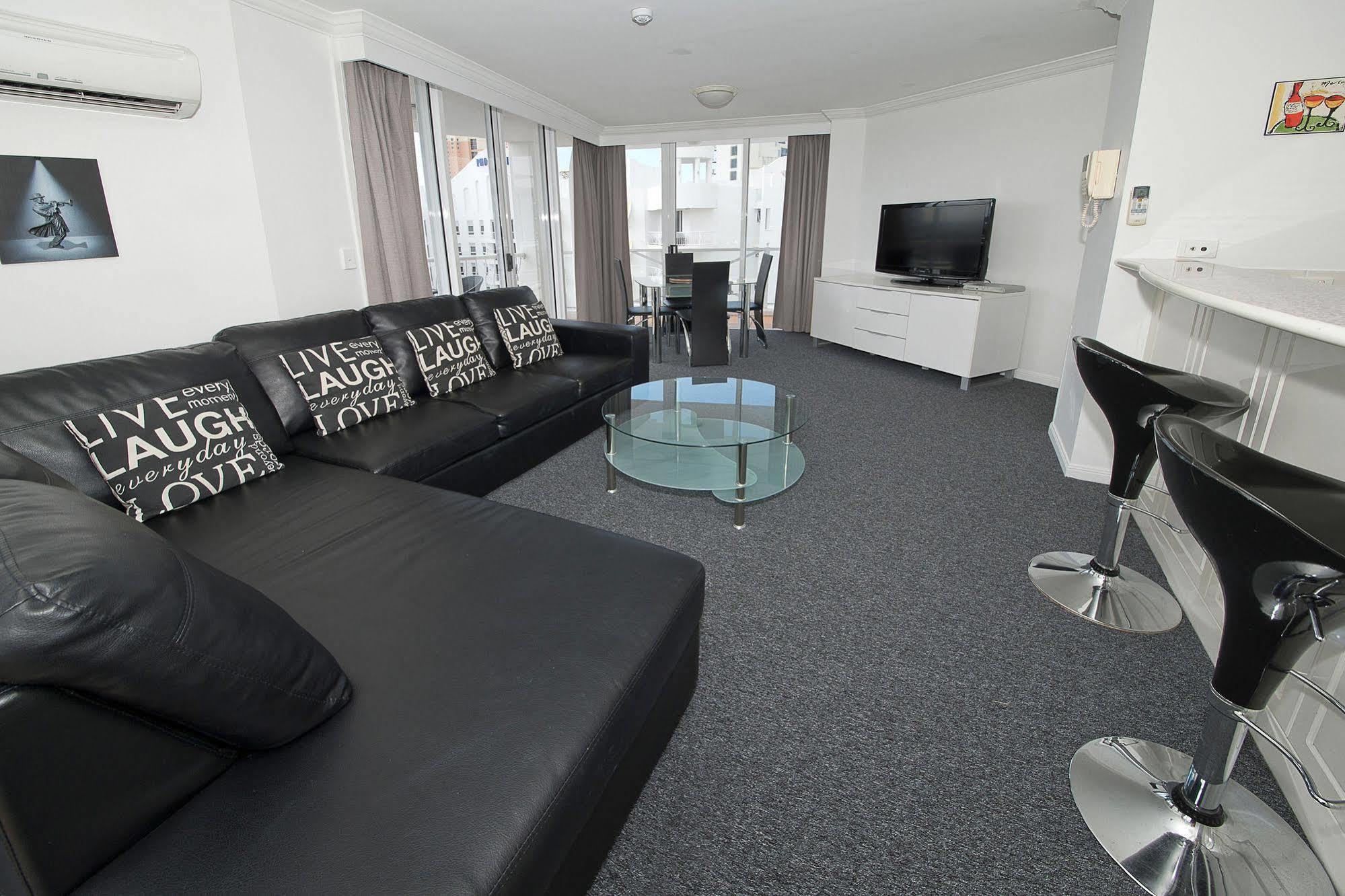 Broadbeach Holiday Apartments Guldkusten Exteriör bild